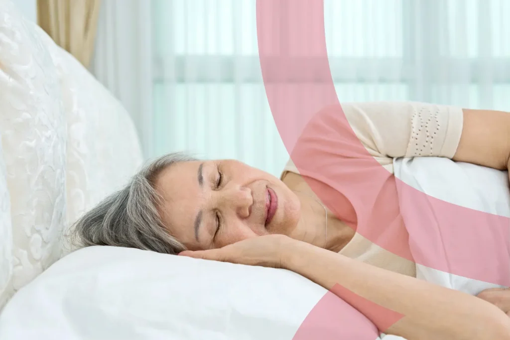 image sommeil après 40 ans femme