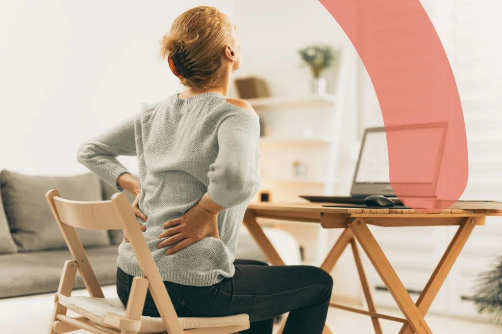 image hanches et position assise